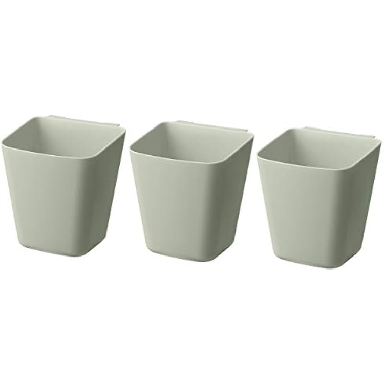 Ikea SUNNERSTA Container,Multi Purpose,Pale Green, 12x11 cm 4 34x4 38 Set of 3