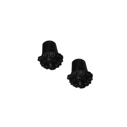PaceMaker Stix Pair of Extended Life Vulcanized Rubber Replacement Tips Paws Ferrules for Walking Hiking Poles Fits Almost All Brands of Trekking Poles for Walking Hiking & Travel – Rated 500 Miles