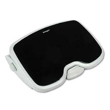 Solemate Comfort Footrest with Smartfit System, 3 1/2h to 5h, Gray/Black