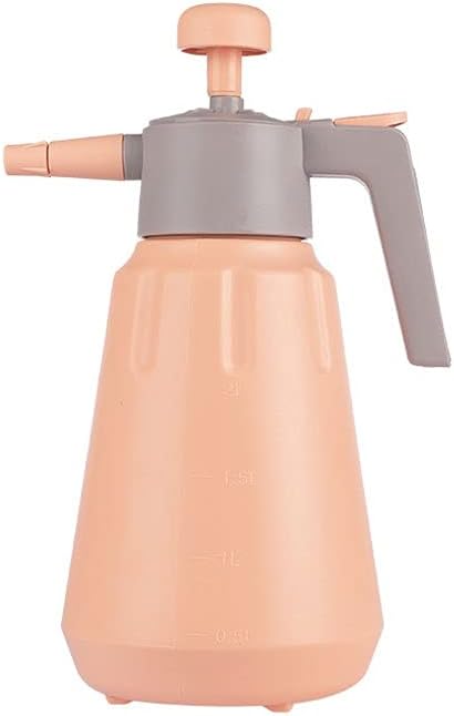 Watering Tank 2L Handheld Pump Pressure Water Sprayer Pneumatic Plastic Spray Plastic Spray Bottle Adjustable Nozzle Sprinkler for Garden Lawn Plants Color: B