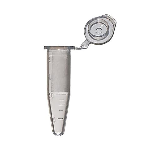 1260-06-200LF Posi-Click Large Cap Micro centrifuge Tubes, Easy-Open, Yellow, 1.7ml Capacity, Pack of 5000