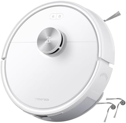 roborock Q7 M5 Robot Vacuum and Mop White with Zero-Tangling Side Brushes Replacement Bundle