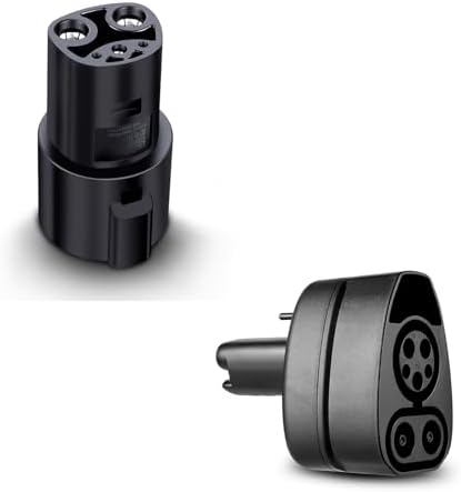 Lectron Bundle - CCS to NACS Adapter Not Compatible with Cybertruck & J1772 to Tesla Adapter 80 Amp (250V) Compatible with Tesla Model S, 3, X, Y & All NACS EVs