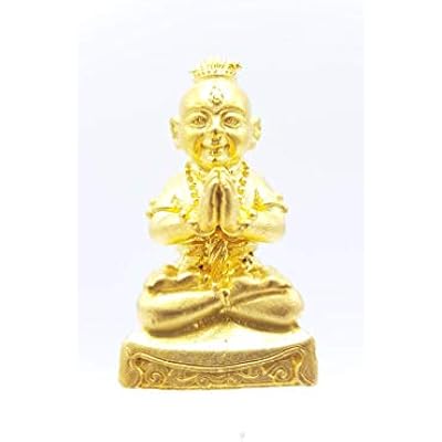 Thai amulets Kumanthong Kumanprai Sitti Choke Especially for wealth and calling money, good fortune for Business Phra-achan Waen 2x3 cm