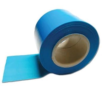Biotouch Blue Barrier Film 4" x 6" Barrier Tape 1 Roll (1200 Sheets), Dental Surface Tape with Dispenser Box for Dental Medical Tattoo Use