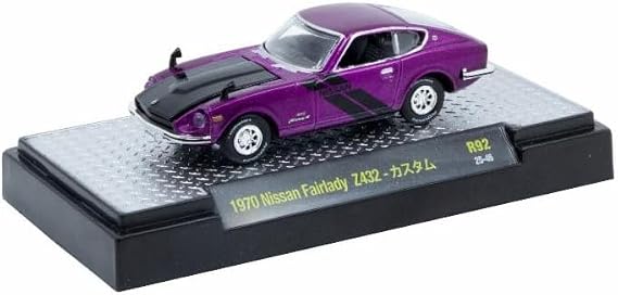 IXO M2 Detroit Muscle 32600-92 R92 25-46 1970 Nissan Fairlady Z432 in Purple with Black Hood