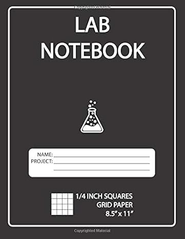 Lab Notebook: Laboratory Notebook for Science Student, Record Research, Laboratory Notebook Lined, Black Lab Notebook, Student Lab Notebook, Research ... 4 Squares per Inch, Large Size, 8.5 x 11