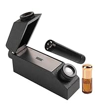Brrnoo Gem Refractometer - Professional RHG181 1.30-1.81 Gemstone Identification Tool with 3ml Reflective Index Fluid - for Gemologists, Travel, and Portable Lab Suitcase