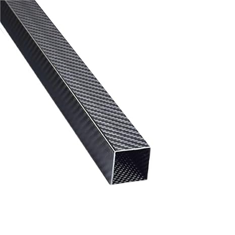 1pc Twill Gloss 3K Full Carbon Fiber Square Tube Length 600mm Carbon Fiber Pipe OD8mm 10mm 12mm 15mm 16mm 18mm 20mm 22mm 25mm(15X15X13mm)