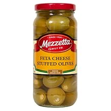 Mezzetta Stuffed Olives, Greek-Style Feta Cheese, 9.5 Ounce