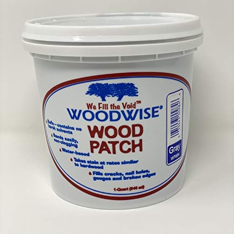 Woodwise Gray Wood Patch Filler - Quart