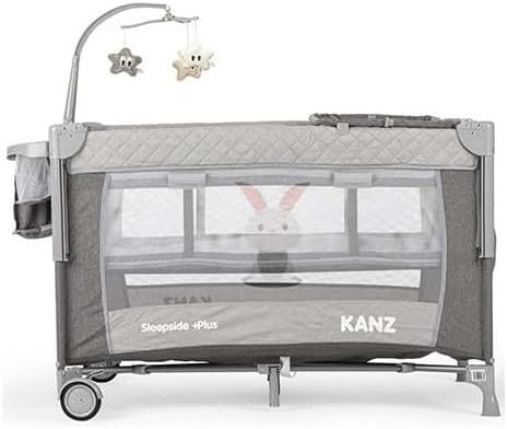 Sleepside Plus Anne Yanı Park Yatak Ve Oyun Parkı Gri