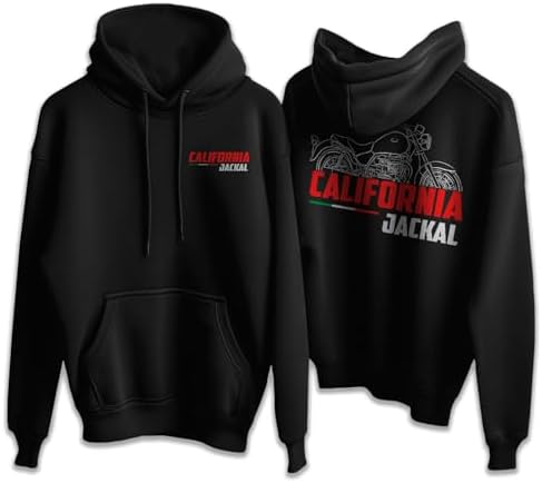 Guzzi California EVJackalSpecial SportStone Hoodie - Motorcycle Rider Sweatshirt for Men & Women, Biker Enthusiast Gift