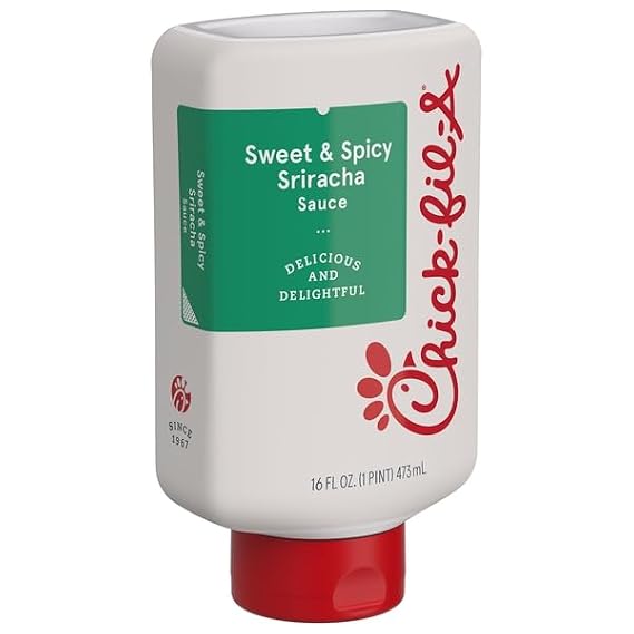 Chick Fil A Sweet & Spicy Sriracha Sauce 16 Fl Ounce