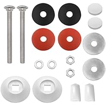 DB-TB-M White Pool Diving Board Mounting Kit Replacement for 2-Hole Residential Diving Boards, Compatible with Inground Pools, Includes Stainless Steel Bolts/Washers/Nuts