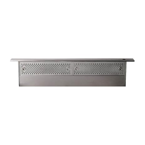 Zephyr Sorrento 36 in. 500 CFM Ducted External Telescopic Downdraft System in Stainless Steel DD1-E36AS