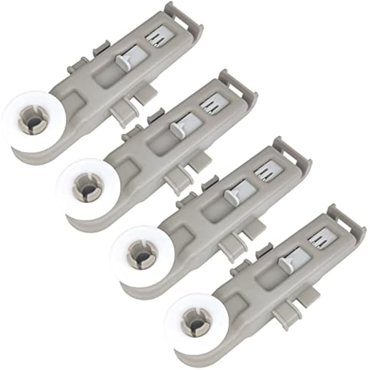 W10888592 Dishwasher Rack Wheels, Dishwasher Upper Dishrack Roller Replacement Parts PS11769236 8575281 WP8575281 4Pcs