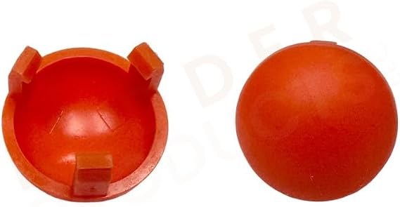 King Kombo Palm Button Replacement Kit 31925 | Two-Piece Orange Plastic Buttons | Fits King Kombo Step Ladders