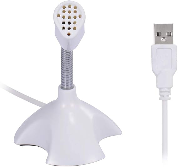 USB Microphone Studio Speech Chatting Singing KTV Karaoke Mic for PC Laptop with Holder