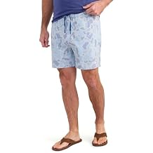 HUK Men's Pursuit Volley Pattern Short, Quick-Dry Shorts for Men