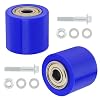 Windance 2Pcs 8mm Chain Tensioner Guide Wheel, Drive Chain Pulley Roller for Dirt Pit Bikes Street Bikes Motorcycles ATV Off Road (Blue)