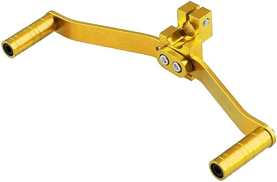 SEADEAR Motorcycle Gear Lever Aluminum Alloy Welding Universal Double Head Gear Lever Motorcycle Gear Shift Change Linkage Gear Shifter Modification Accessories