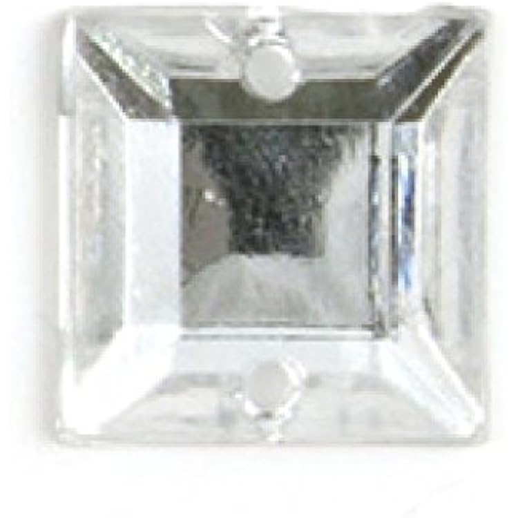 Impex Square Diamante Jewels Clear - each