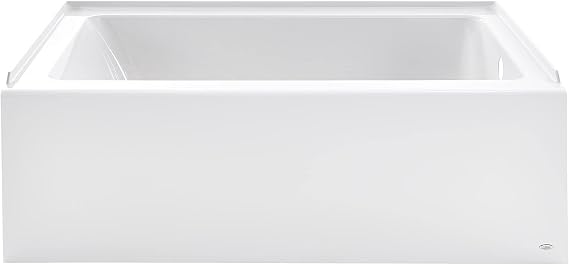 American Standard 2946102.020 Studio 60 x 32-Inch Alcove Bathtub, Right-Hand Drain, White