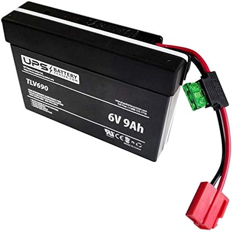 Marshall Fire Truck - New 6 Volt Battery for Kid Trax 6V Marshall Fire Truck (KT1439WM) - Compatible Replacement by UPSBatteryCenter