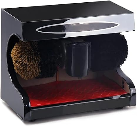 Electric Shoe Shine Polisher, Fully Automatic Induction Shoe Polishing Machine, Low Noise, for Family and Commercial Use