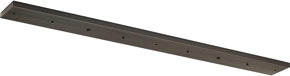 Progress Lighting P860004-020 Five-Light Linear Pendant Canopy. , Bronze