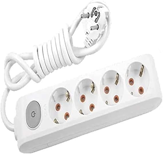 Viko Multi-Let 4lü Anahtar-Topraklı Kablolu Ç.K 3m Priz