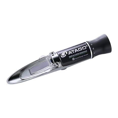 Atago 2354 MASTER-50H Hand-Held Refractometer, Automatic Temperature Compensation, Brix 0.0 to 53.0%