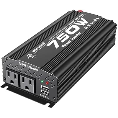 700 Watt Inverter 700W Inverter car Inverter 12V to 110V120V Inverter for car Vehicles Truck Camping Dc 12V to AC110V120V Converter with Two Clamps