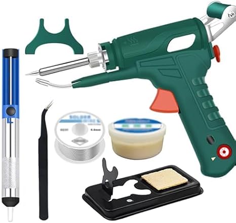 Welding Machine Laser 110V Internal Heating Industrial Laser Welding Tool Adjustable Temperature 300 - 480°C Multifunctional Soldering Iron Gun Set Handheld Machine for Home Use with Automatic Cord