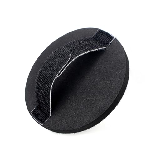 SCOTTCHEN Hand Sanding Pad, 5 Hand Sanding Hook and Loop pad, Hook and Loop Discs for Woodworking Furniture Restoration Home and Automotive Body