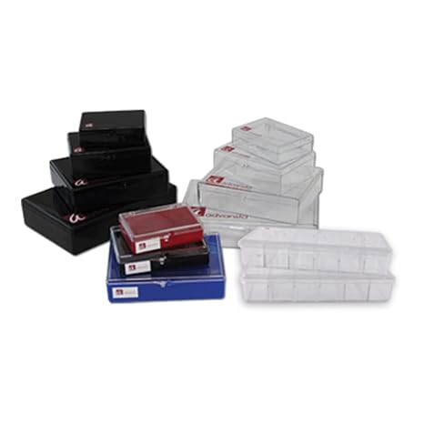 Incubation Tray, 11x9 cm, Opaque Black Body and Lid (Pack of 3)