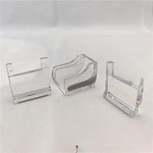 Horizontal Bracket with Anti-Slip Pad for PS5 Slim Console Transparent Horizontal Triangular Bracket Stand (Digital Version(3PCS))