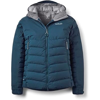 Rab Mens Infinity Windstopper Hoody - GTX Windproof Gore-Tex Down Jacket for Climbing & Mountaineering