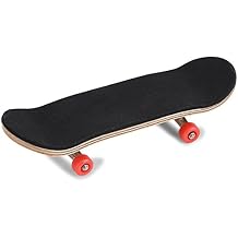 Mini Finger Skateboard, Professional Finger Boards, Maple Wooden Alloy Fingerboard Finger Skateboards with Box, Reduce Pressure Toy for Adults