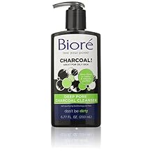 Biore Deep Pore Charcoal Cleanser, 6.77 Oz (Pack of 3)