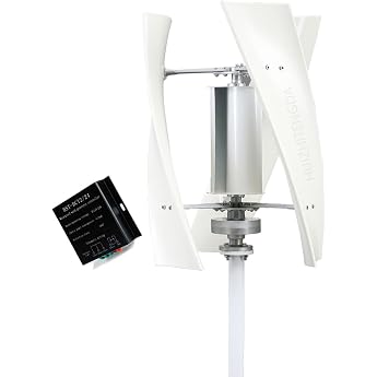 Wind Turbine Generator 12V 24V 48V 220V with Controller 3 Blades AC Permanent Magnet Generator Kit Windmill Generator for Home Farm (10000W)