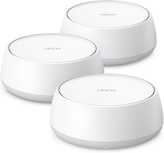 TP-Link Deco BE22 (3-Pack) | Wi-Fi 7 Mesh Sistemi | BE3600 Mbps | Fiber Uyumlu | Çift Bant | AI-Roaming | 2 Adet Gigabit Port | 200 Cihaz | WPA3 | VPN | Mobil Uygulama ile Kolay Kurulum