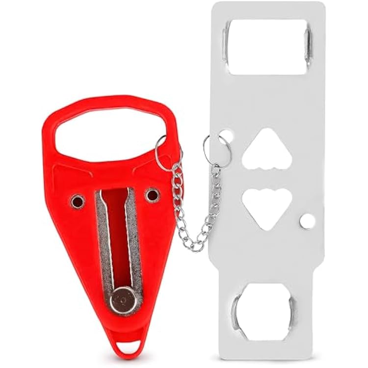 Portable Privacy Lock for Travel - Hotel Door Lock Safety Gadget - Home Security Door Latch