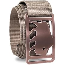 GRIP6 Buffalo Belt: Durable Belts for Men & Women, Versatile Nylon Tactical Belt for Work, Golf, Casual & Outdoor Use
