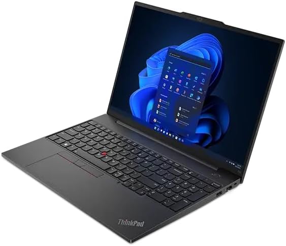 Lenovo ThinkPad E16, 16" FHD+ Laptop, AMD Ryzen 5 7535U, 32GB DDR5, 1TB SSD