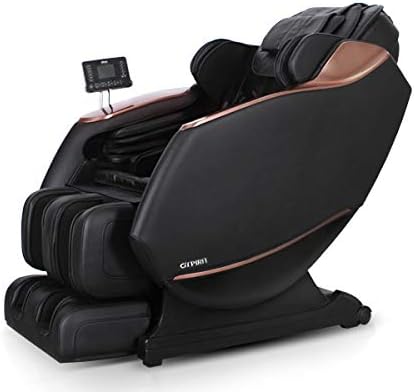 Full Body Shiatsu Massage Chair New Electric Zero Gravity Recliner Straight SL Track (Black)