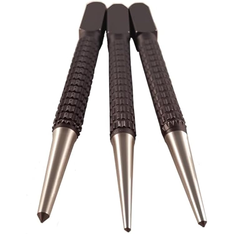 3pc High carbon steel Non Slip Automatic Center Punch Set DIY Marking Tool Metal Wood Scribe Marking Tool