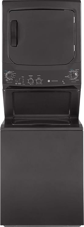GE 3.8 cu. ft. Washer 5.9 cu. ft. Electric Dryer Combo in Diamond Gray GUD27ESPMDG