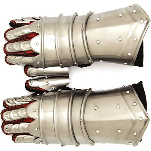 ENCORE HOME DECOR Antique Handmade Medieval Metal Gothic Knight Style Gauntlets Fully Functional Armor Gloves